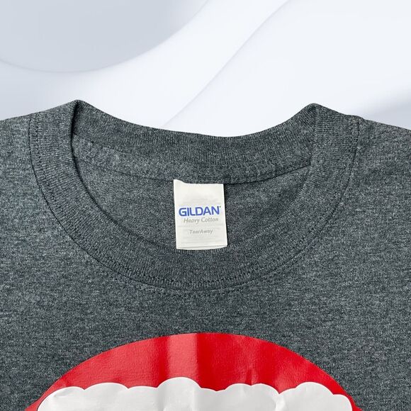 Gildan Are You Serious Clark? Flap‎ Hat X-mas Vacation Gray SS Tee Womens Size L - Picture 5 of 7